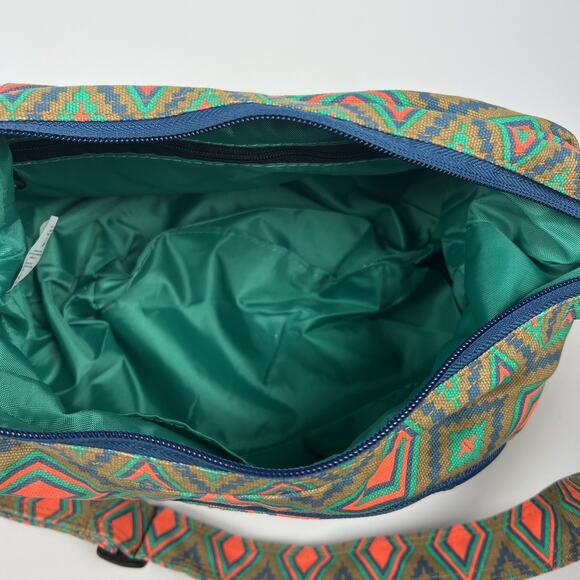 KAVU Side Saddle Crossbody Shoulder Bag Limited Edition Aztec Geometric Print - Picture 8 of 10